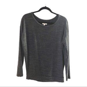 Lou & Grey Soft Long sleeve Keyhole Back Slit S